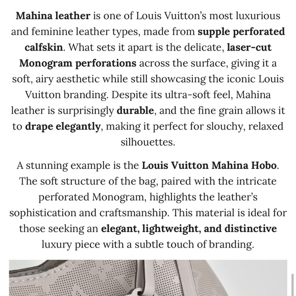 Louis Vuitton Mahina Cirrus PM Hobo Black Leather Gold Hardware AR0161 Authentic - Picture 17 of 17